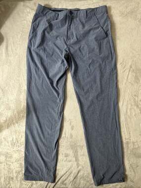 Oakley Pants Men 38x34 Gray Regular Fit Lightweight Performance Casual